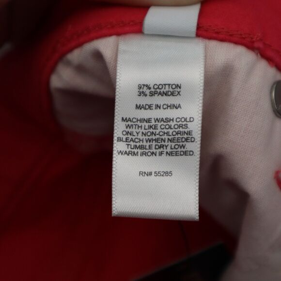 Express Pants Womens 4R Red Regular Fit Low Rise Jeans Leggings Bottom Wear - Picture 3 of 16